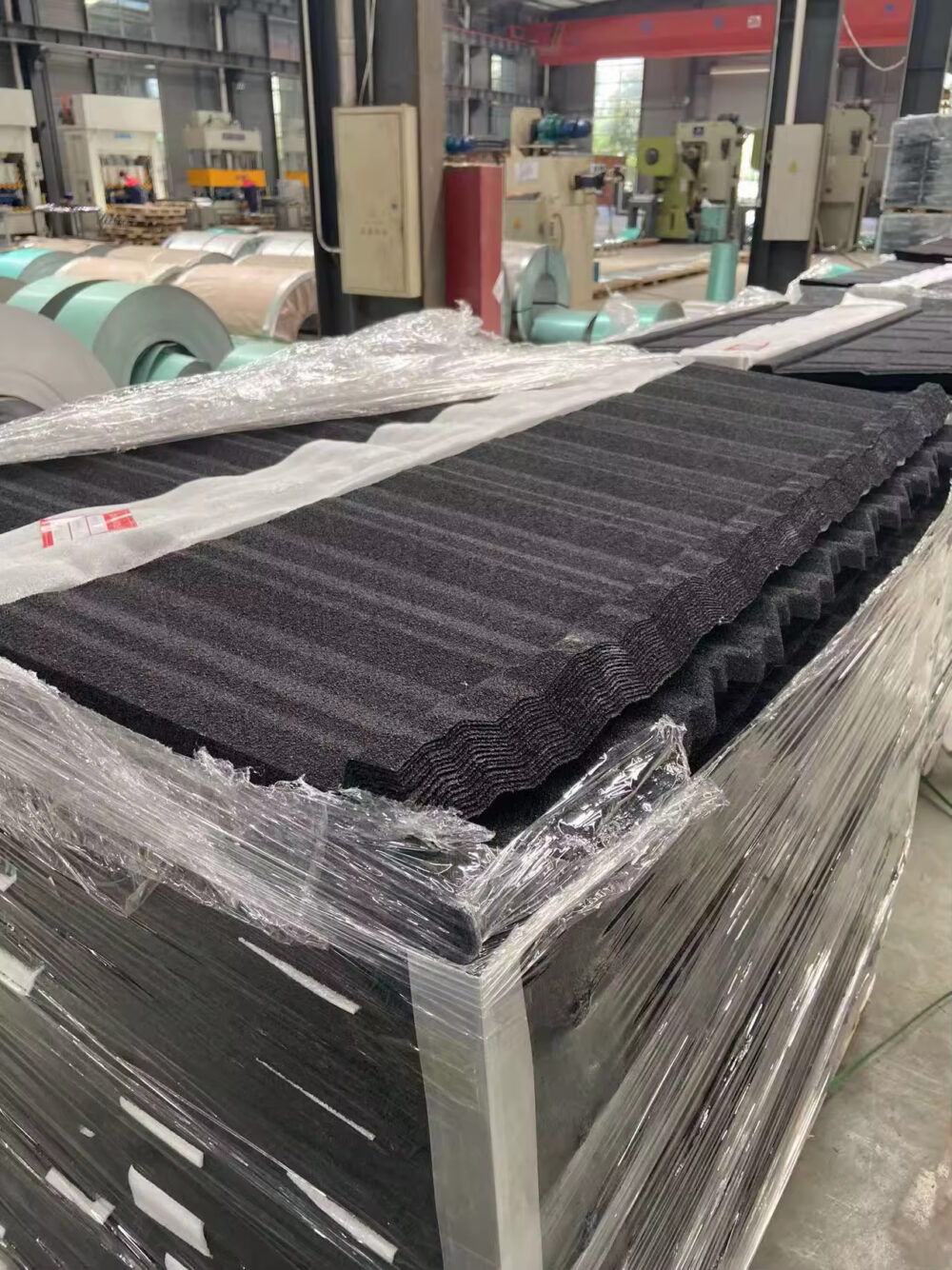 Main-03 Stone Coated Metal Roof Shingles Roman Tile Building Materials for Contemporary Construction