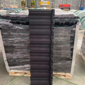 Main-04 Stone Coated Metal Roof Shingles Roman Tile Building Materials for Contemporary Construction