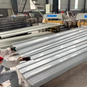 Main-05 Wholesale Color Coated Galvanized Roof Sheet Corrugated Steel Roofing Sheet