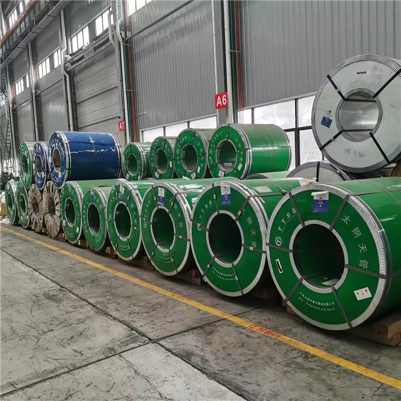 Main-06 Factory Direct Selling ASTM 430J2 201 SUS304 410 Stainless Steel Coils