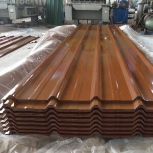 Brown Colored Zinc Roofing Sheets