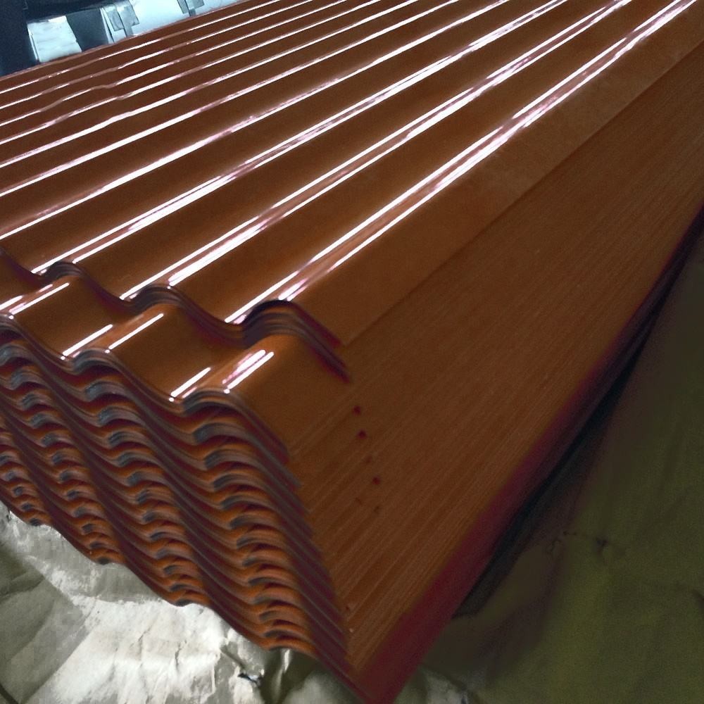 Brown Colored Zinc Roofing Sheets